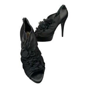 Women's Chinese Laundry Haylie Peep-Toe Platform Pumps Black Size 11